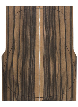 AAA 100% FSC Ebony Backs (550x215x4,5 mm.)x2