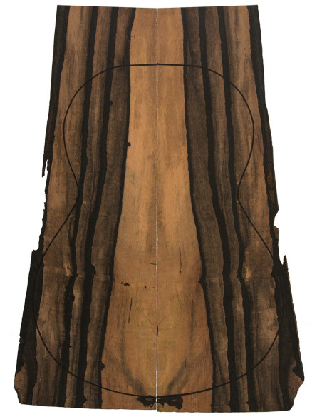 Fondo Ébano FSC 100% Polilla (550x200x4 mm.)x2