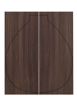 Santos Rosewood Back (400x160x4 mm)x2