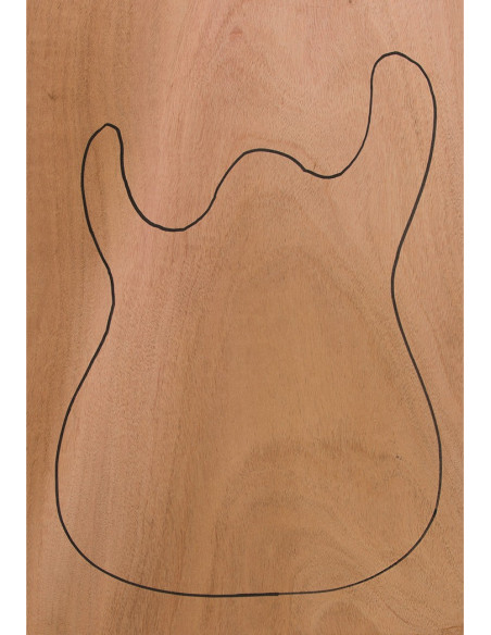 Mahogany Body (CITES) 550x380x50mm
