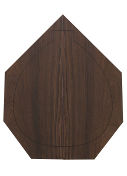 Madagascar Rosewood Backs (460x180x4 mm)x2