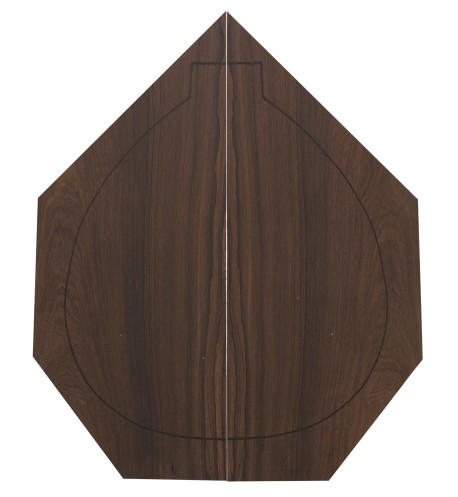 Madagascar Rosewood Backs (460x180x4 mm)x2