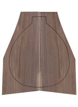 European Walnut Backs (460x180x4 mm)