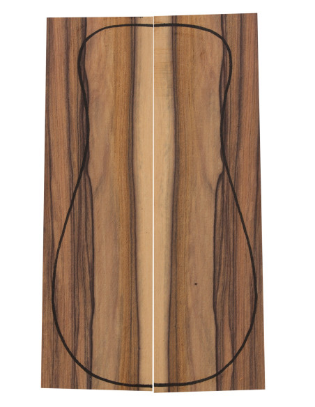 Santos Rosewood Backs (320x90x3 mm)x2