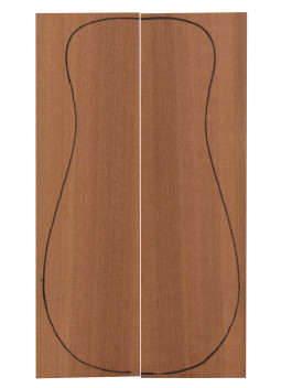 Sapele Backs (320x90x3 mm)x2