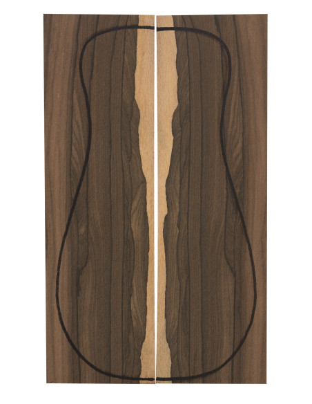 Ziricote Backs (320x90x3mm)x2