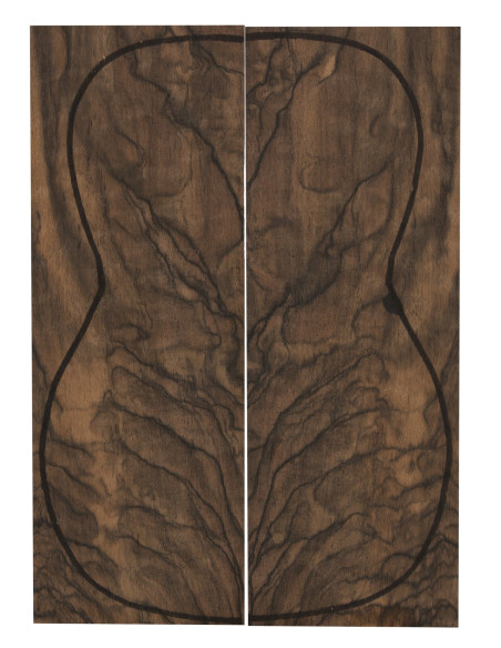 Fondos Ébano Exótico (255x90x3mm)x2
