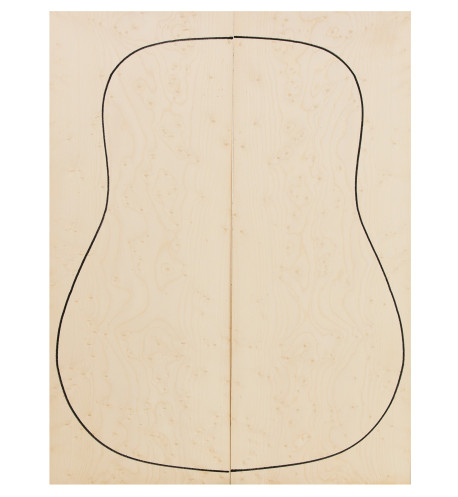 Birdseye maple guitar