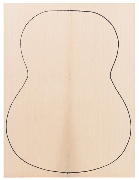 Abeto Sitka guitarra