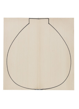 European Spruce Top (400x160x4 mm)x2