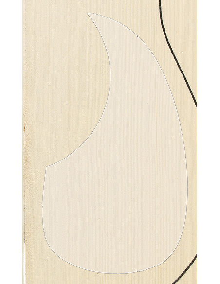 Transparent Pickguard For Acoustic Guitar 0,3 mm.