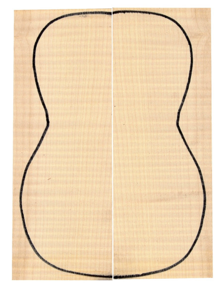 Fondos Arce Rizado (255x90x3mm)x2