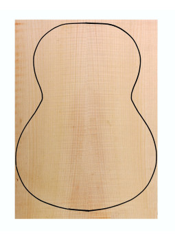 Fondos Cara Arce Rizado 0,6mm. + Contra Sicomoro (550x400x2,2/2,4mm.)x2