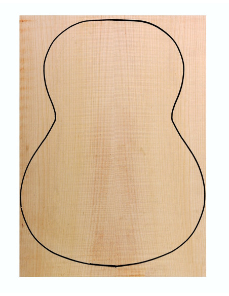 Fondos Cara Arce Rizado 0,6mm. + Contra Sicomoro (550x400x2,2/2,4mm.)x2