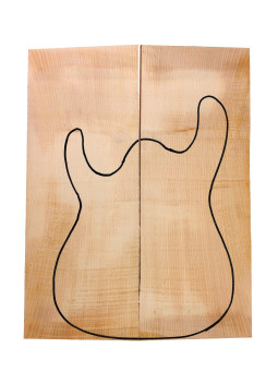 cuerpo arce guitarra