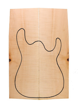 Master Grade Curly Maple (550x200x22 mm)