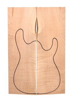 AAA American Maple Body Top (550x200x22/24mm)x2