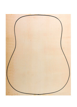 Fond Contreplaqué Sycomore 0,5 mm + Sycomore Guitare Acoustique