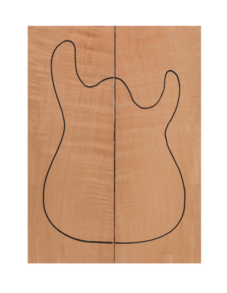 Tapa Body Cedro de Honduras (550x200x22 mm) x2 (CITES)