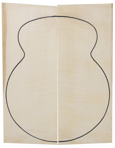Fondos Arce Rizado archtop