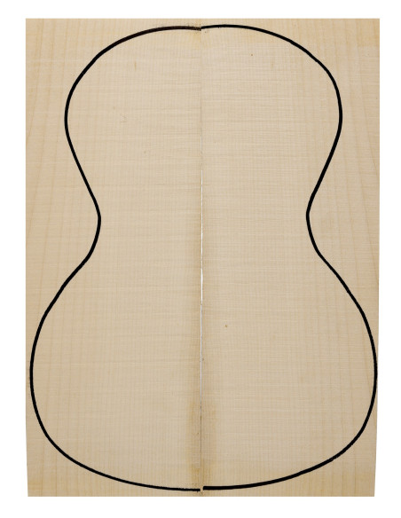 Curly Maple Back (320x120x3mm)x2