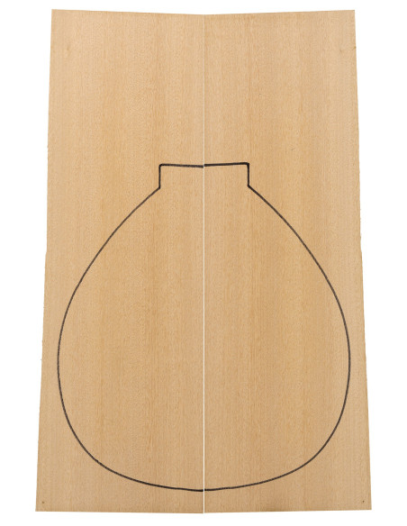 Sapele Backs (400x160x4 mm)x2