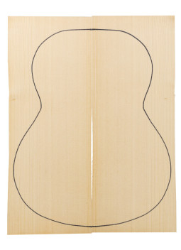 Abeto Sitka tapa guitarra