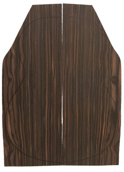 Makassar Ebony Back (550x200x4 mm)x2