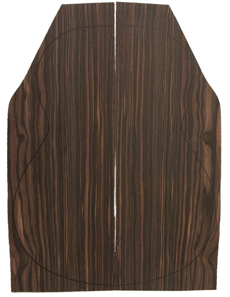Makassar Ebony Back (550x200x4 mm)x2