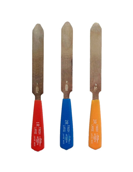 Set of 3 Uo-Chikyu Diamond Files for Fret (1R, 2R, 3R)