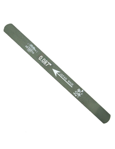 Uo-Chikyu Double Edged Nut Slot Japanese File 2,21 mm