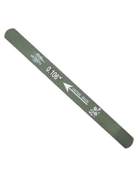 Uo-Chikyu Double Edged Nut Slot Japanese File 2,69 mm