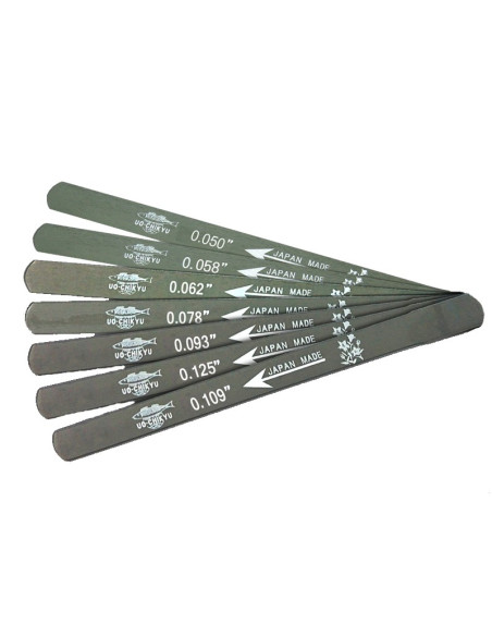 Set of 7 Uo-Chikyu Nut Slot Japanese Files