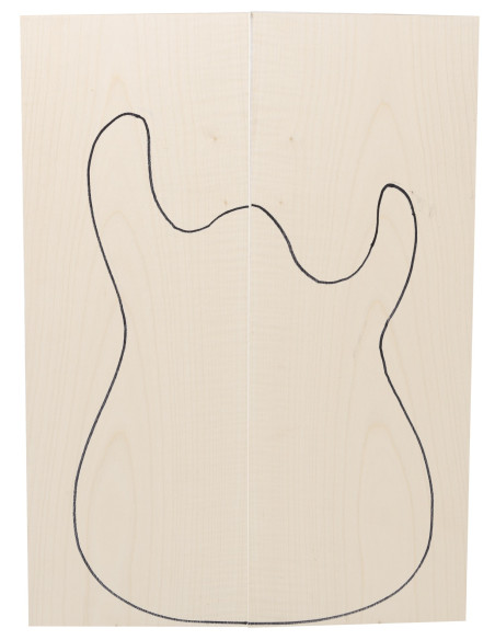 Curly Maple Carved Top for Electric