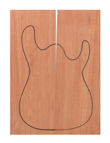 Carved Top Bubinga Eléctrica