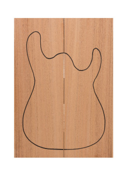 African Mahogany Carved Top for Electric