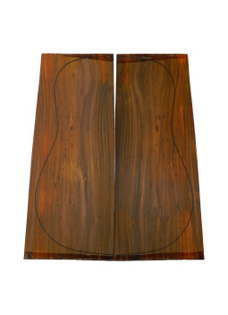 Pinhole Cocobolo Backs (550x215x4,5 mm) (CITES)
