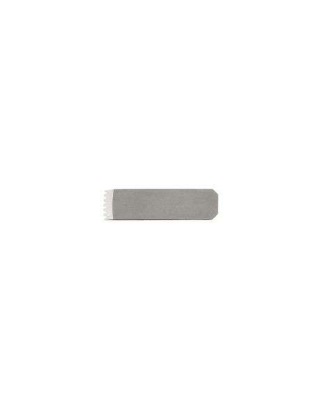 Ibex Round Plane Cuchilla recambio curva 8 mm dentada