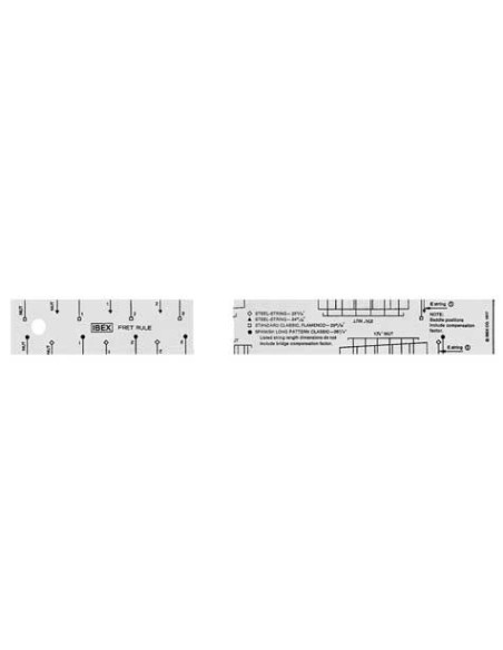 Regla para trastes IBEX |  Herramientas para Luthier