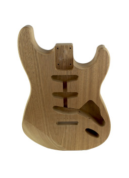 Finished Sapele Style Stratocaster Body