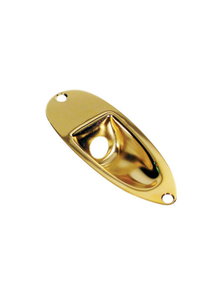 Gold recessed jack plate