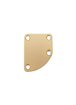 Gold neck curved plate