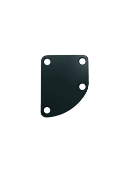 Gold neck curved plate