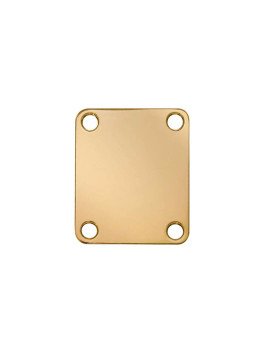 Rectangular gold neck mounting plate