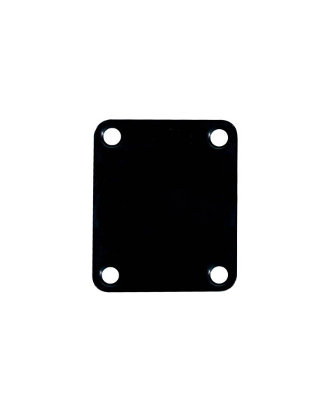 Rectangular black neck mounting plate