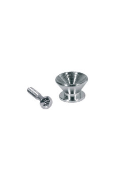 V shape chrome strap buttons