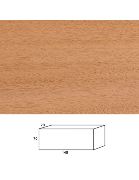 Mahogany wood for lathe