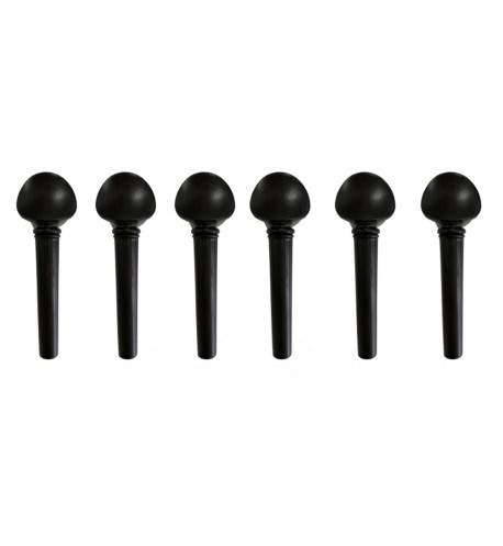 Set 6 Clavijas Ébano Perla