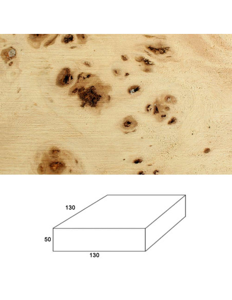 Burl Poplar wood for lathe