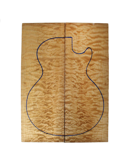 AAA Quilted Maple Drop Top